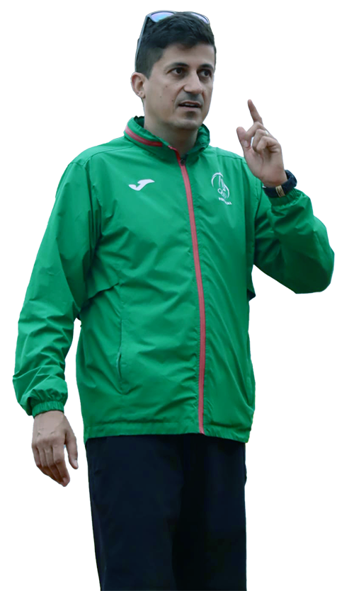 Coach Rodolfo Lourenço em treino sem fundo - TriEndure